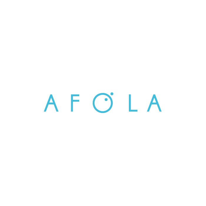 AFOLA 建材ブランドのクールなロゴタイプ（大阪）
