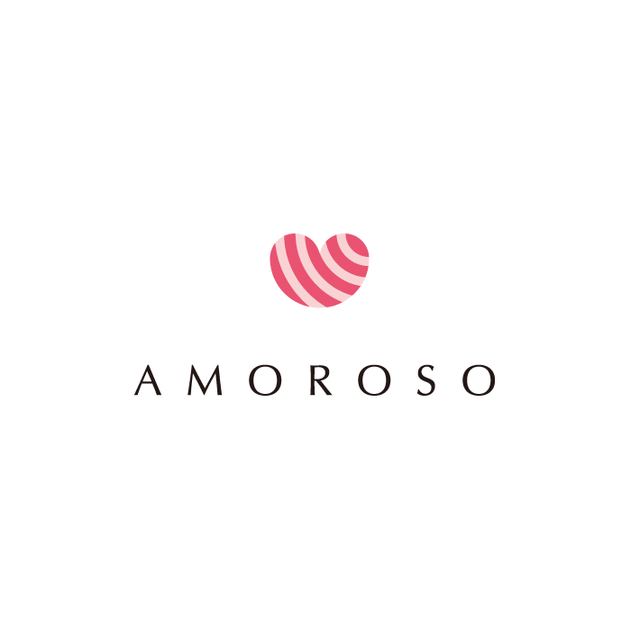 AMOROSO アパレルブランドのカワイイロゴマーク・ロゴデザイン