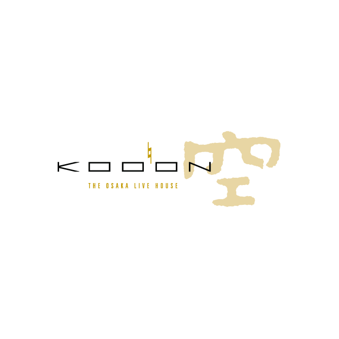 KOO'ON ライブハウスのクールなロゴマーク・ロゴデザイン（大阪）