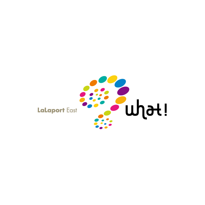 LaLaPort what! 商業施設のポップなロゴマーク・ロゴデザイン（東京）
